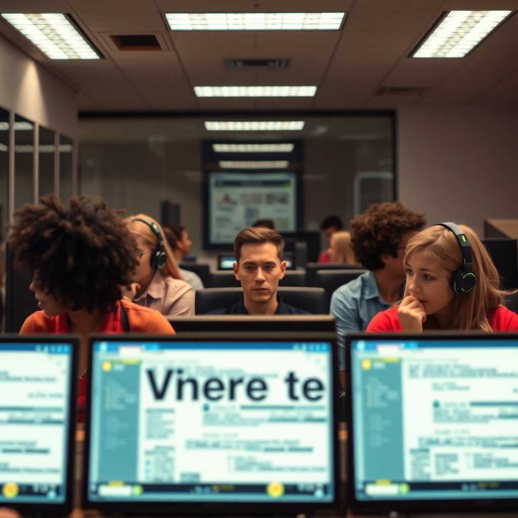 A typical busy morning at an IT Training Center, signaling the chaos of incoming texts and calls.