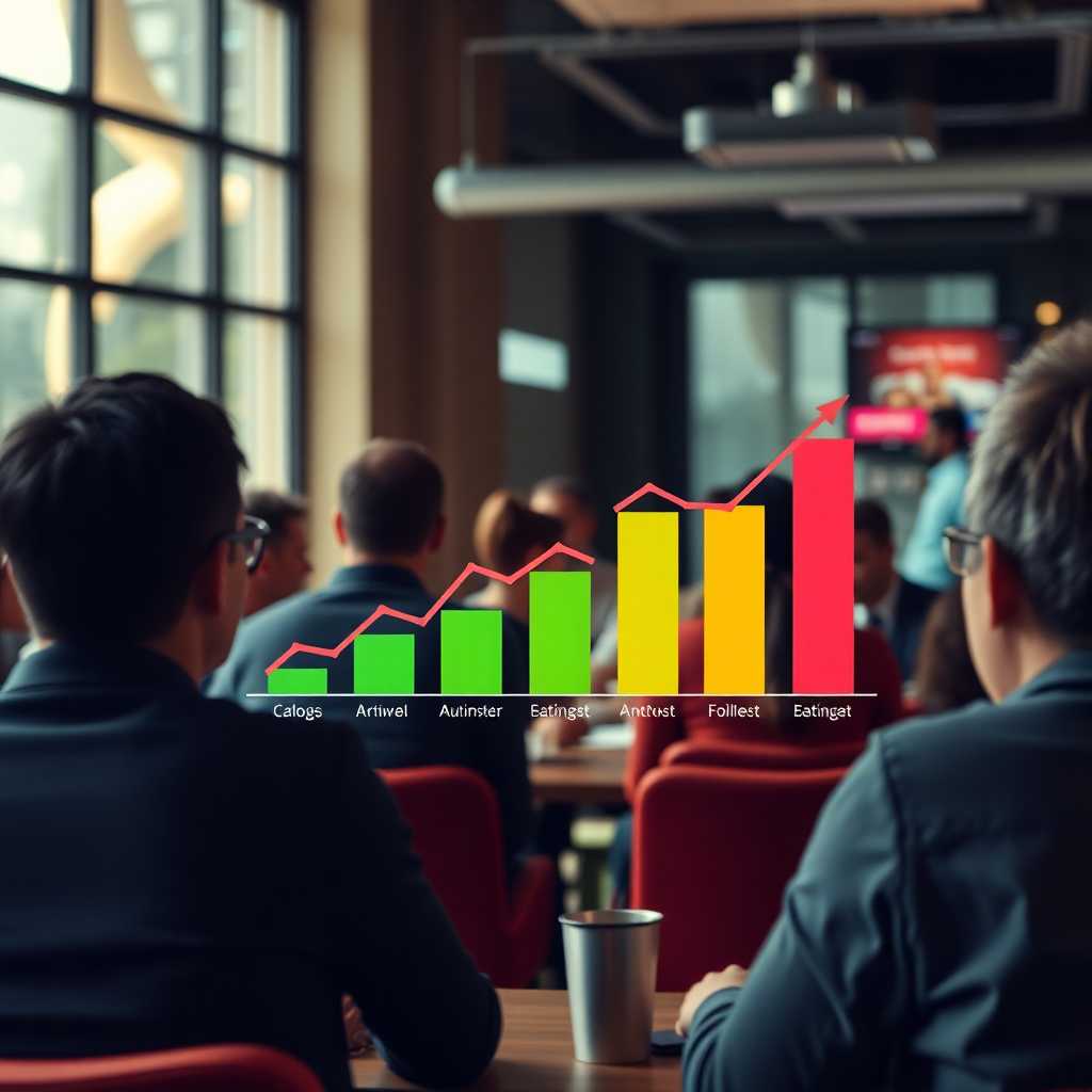 Success story graph showing increased client engagement and satisfaction