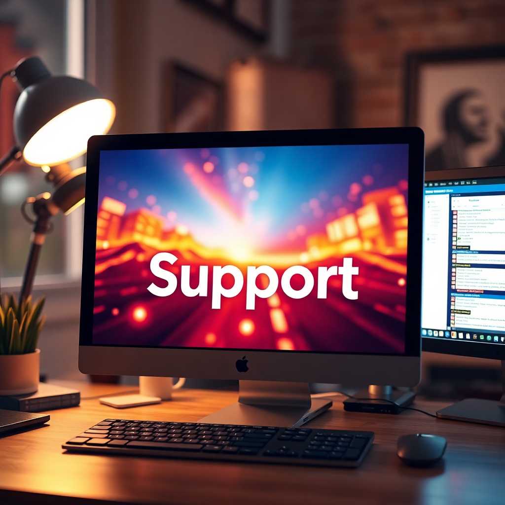 TextSupport interface on a desktop