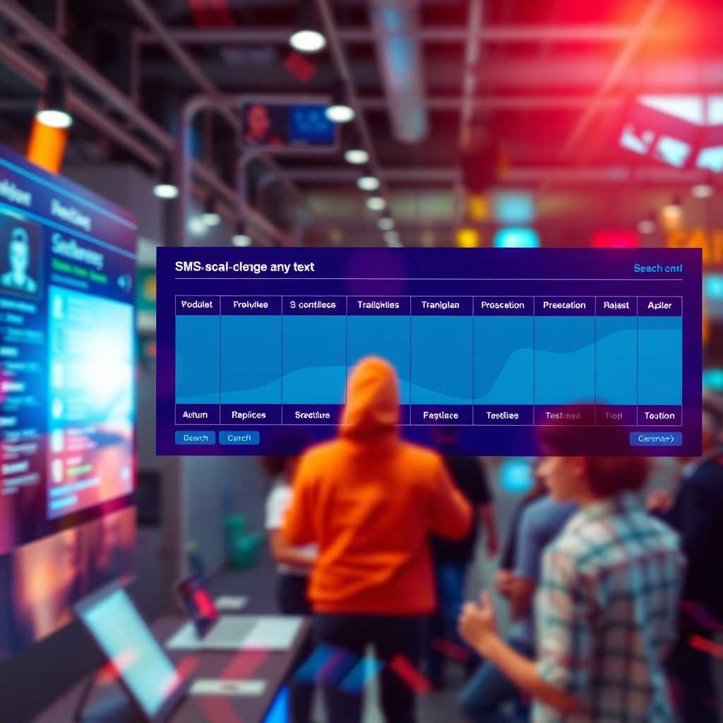A digital portal illustrating real-time SMS scheduling and CRM integration.