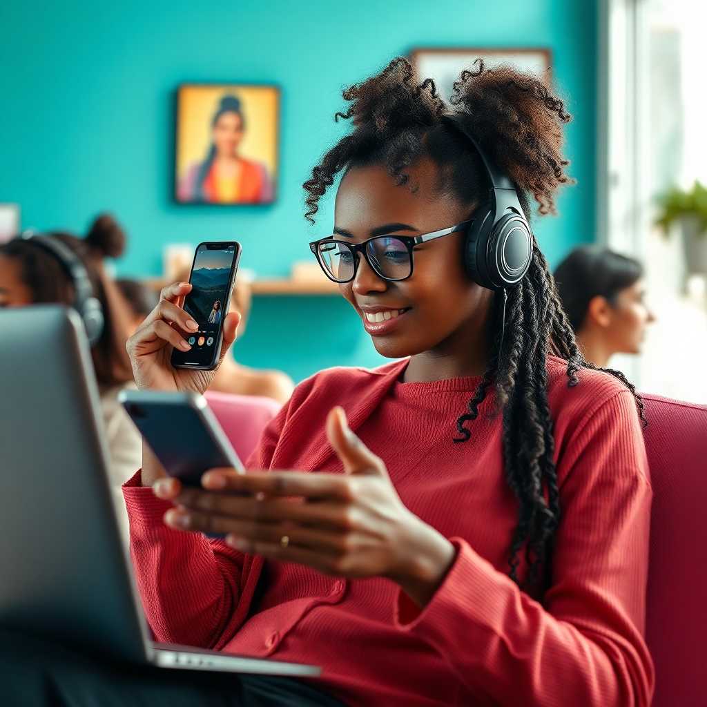 Mobile therapist juggling multiple client calls