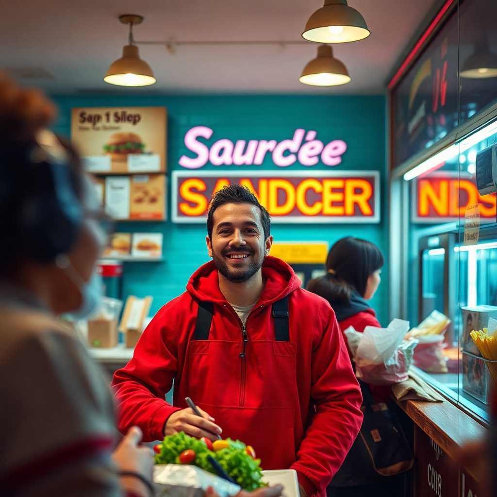 Successful sandwich shop improved productivity
