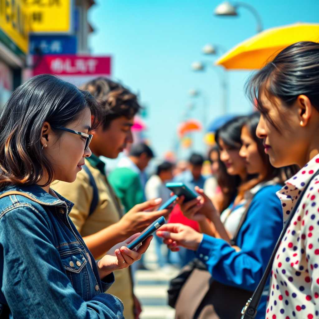 Customer interacting via SMS in different languages