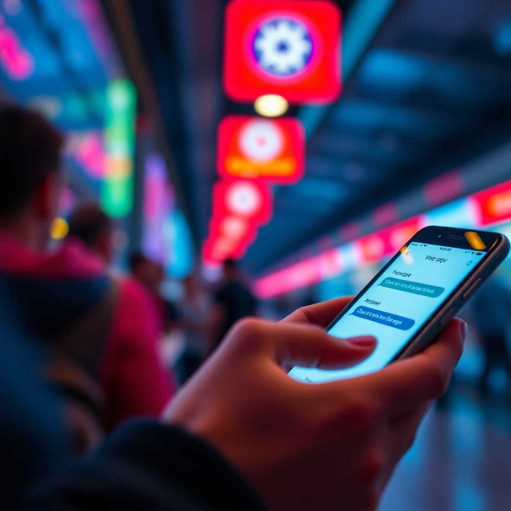 Phone with SMS notifications