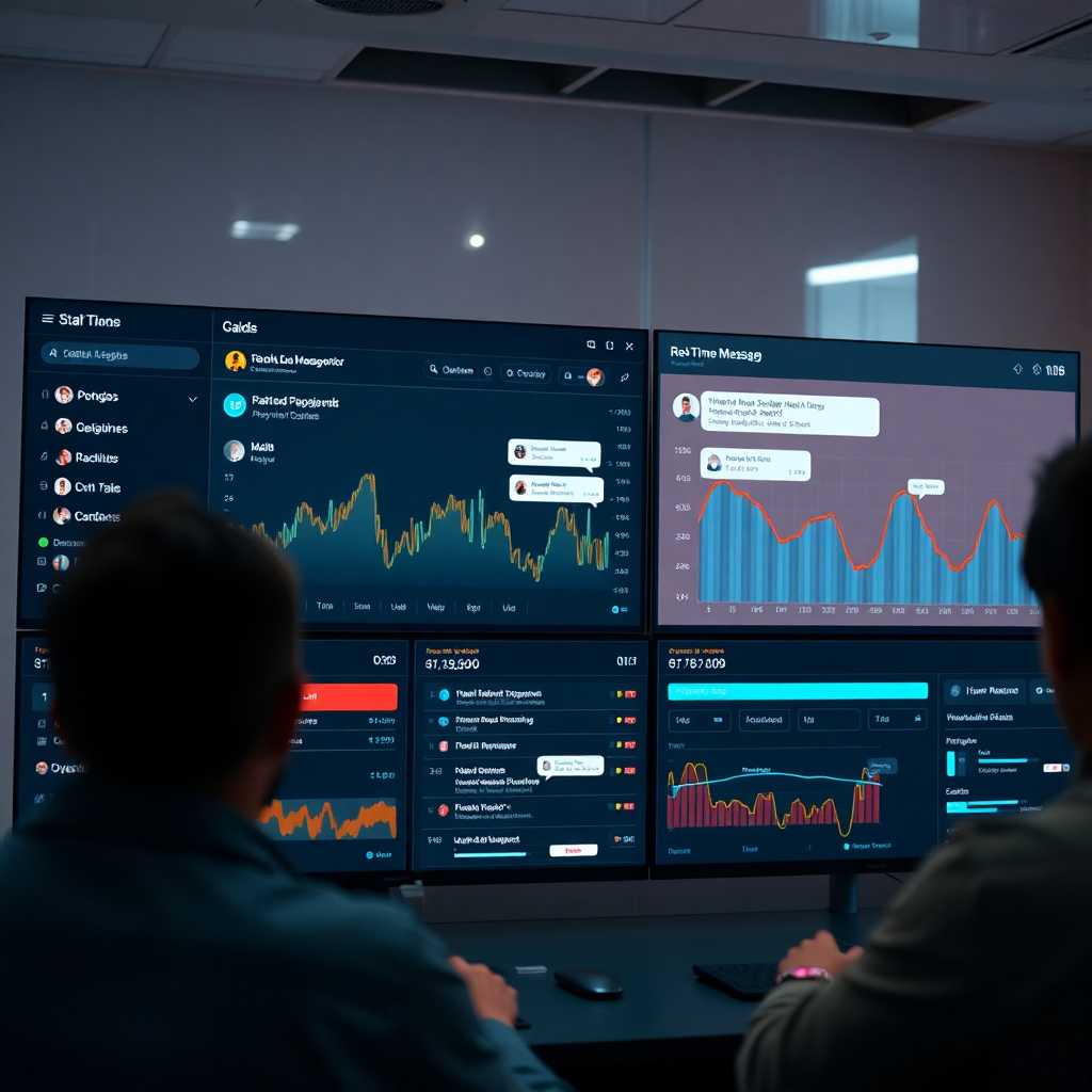 A seamless dashboard showcasing real-time messaging overview.