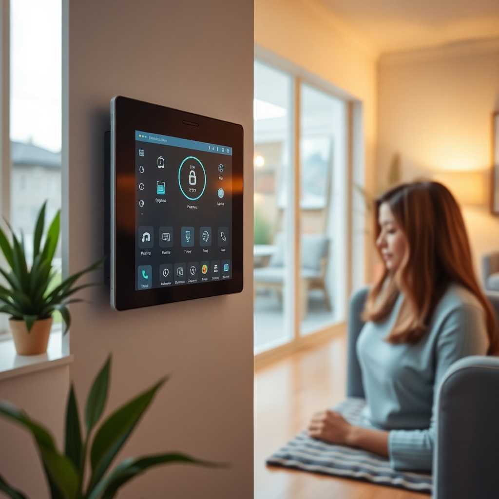A responsive home automation interface at work.