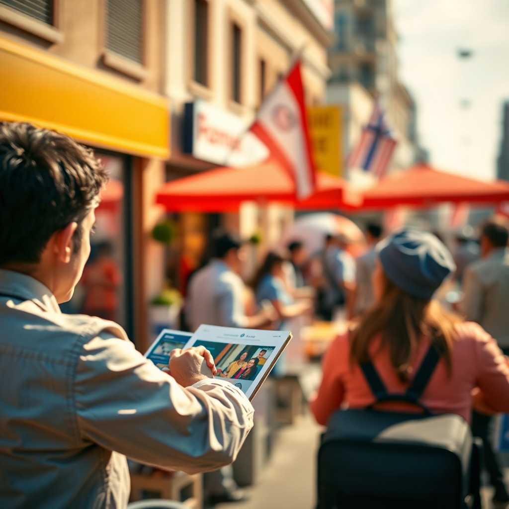 Unique phone number displayed on marketing materials