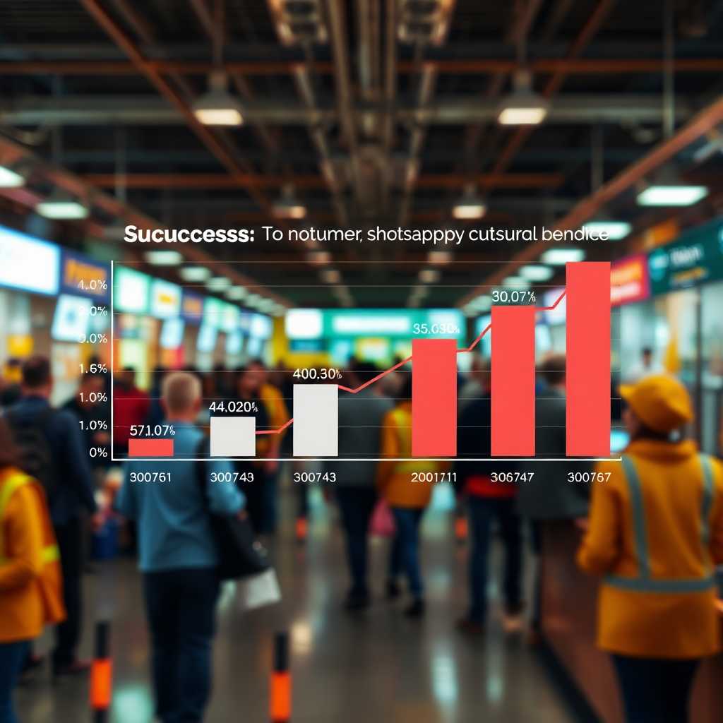 A success chart showing improvements in customer responses and operational efficiency
