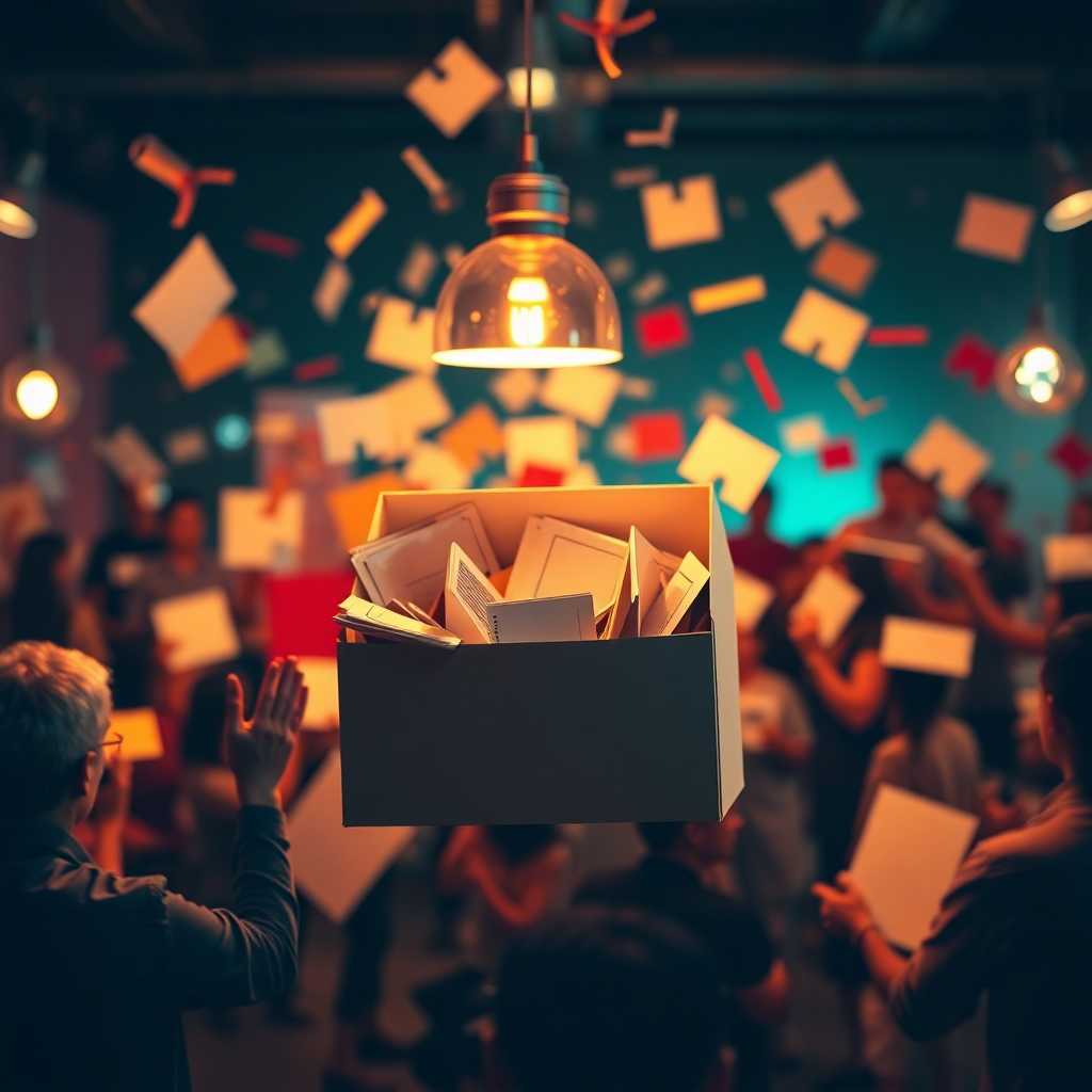 Overloaded inbox represents an overstretched team.