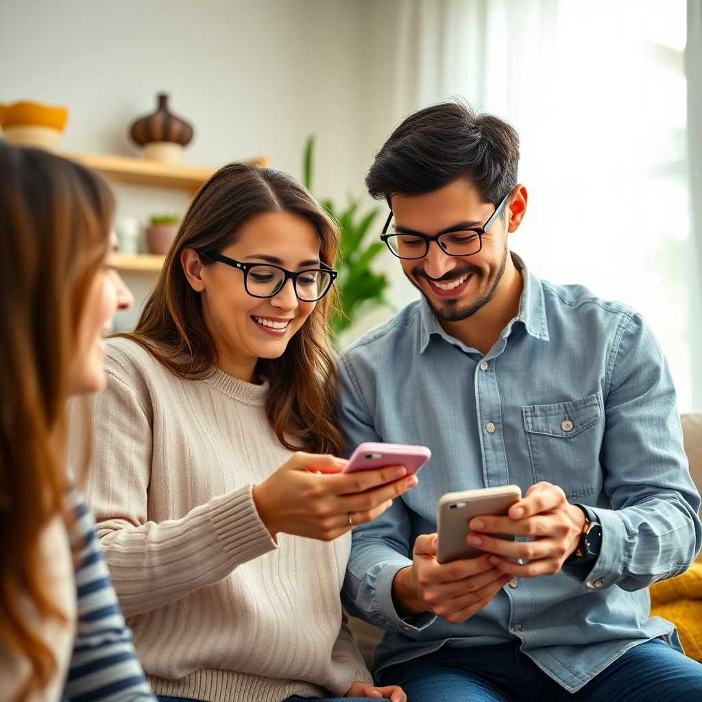 Owners receiving a text notification, expressing relief and focus on the product