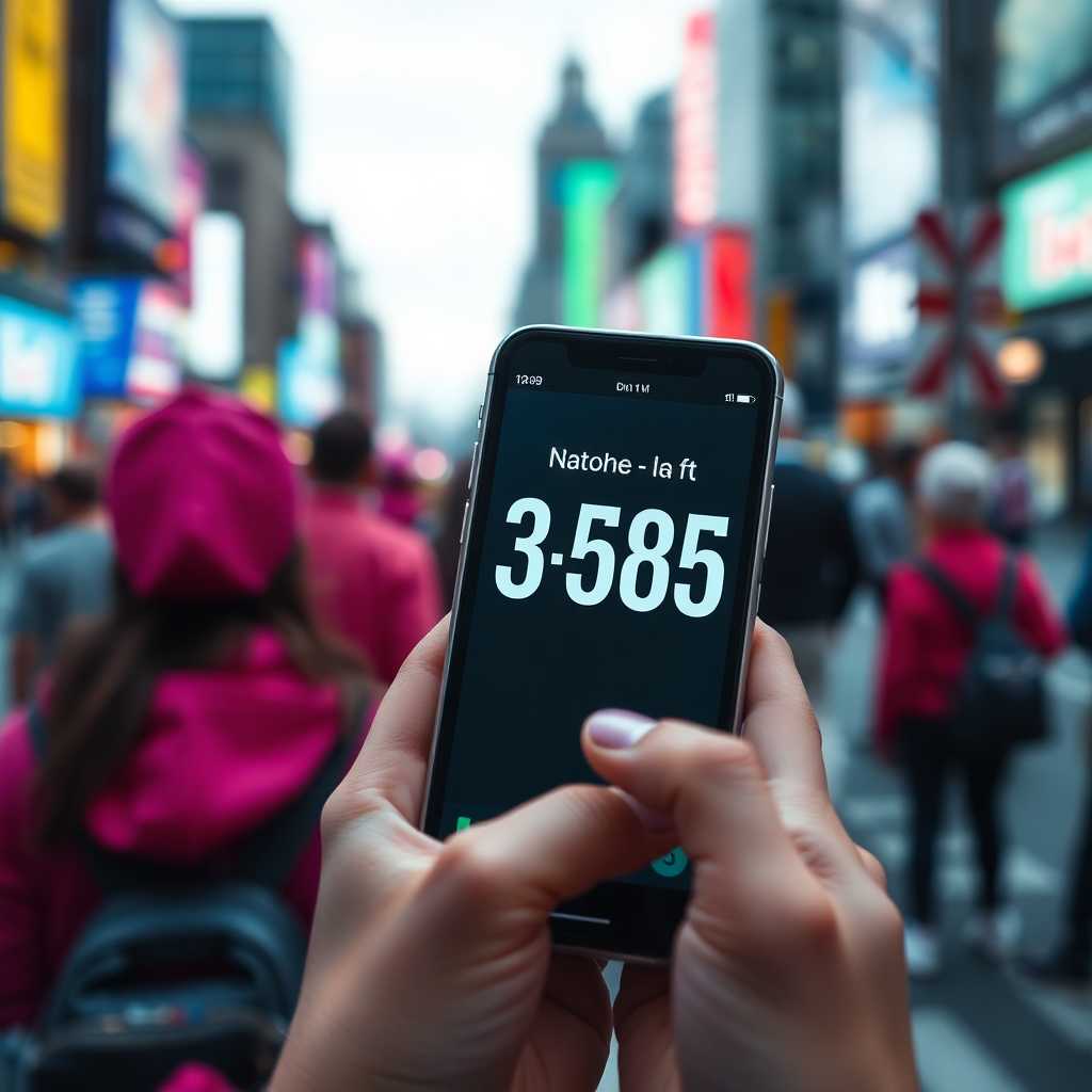 Dedicated phone number display on digital devices