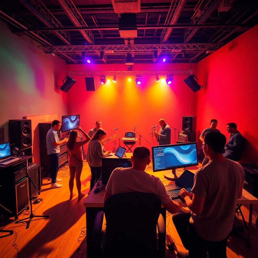 CreativeTunes studio lively with production activity