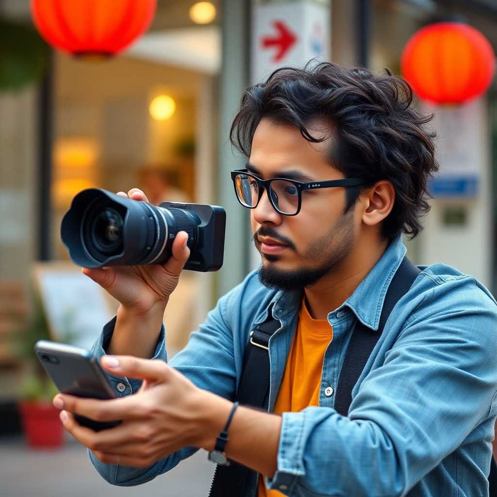 Freelance photographer managing appointments effortlessly using SMS automation.