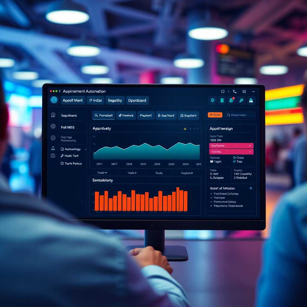SMS dashboard showing appointment automation