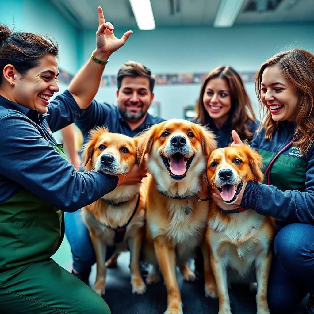 Celebrating dog trainers after securing more bookings effortlessly
