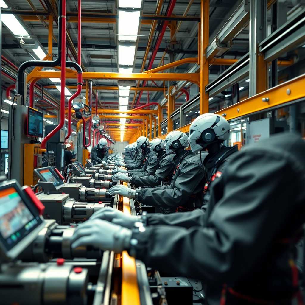 A visual representation of streamlined operations through automation