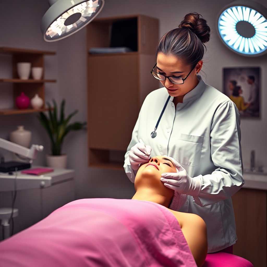 Medical Spa Staff Assisting a Client