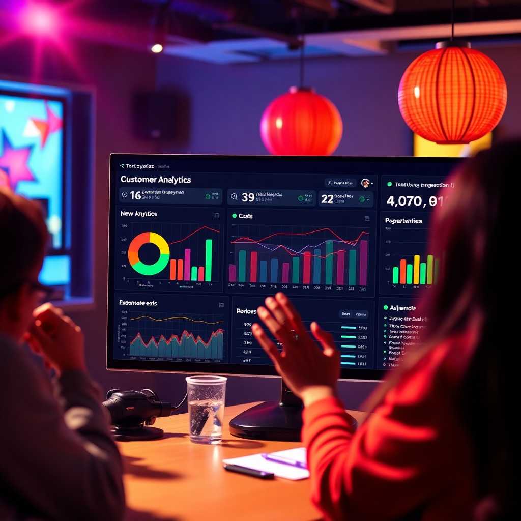 TextSupport analytics dashboard showing real-time customer engagement insights.