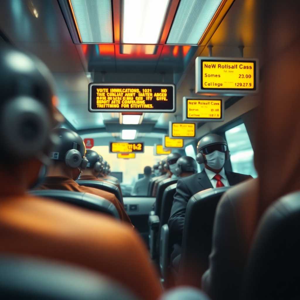 A busy chauffeur office with flashing notifications