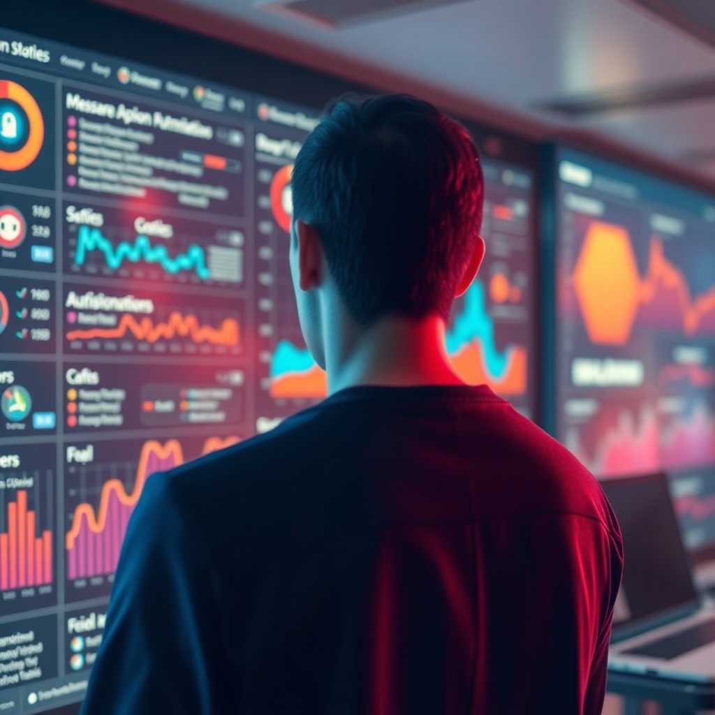 An intuitive dashboard showcasing message automation stats