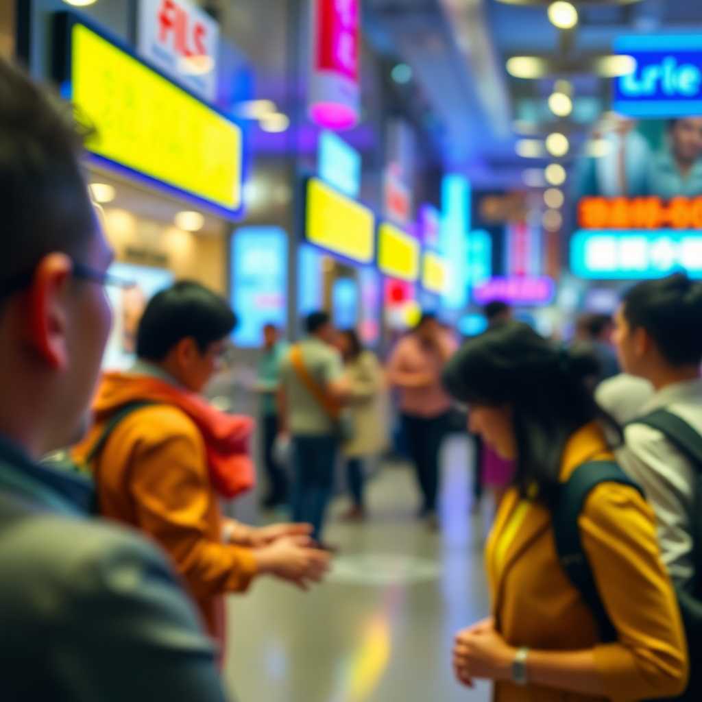 An automated SMS system in action, showcasing scheduled responses and multilingual support