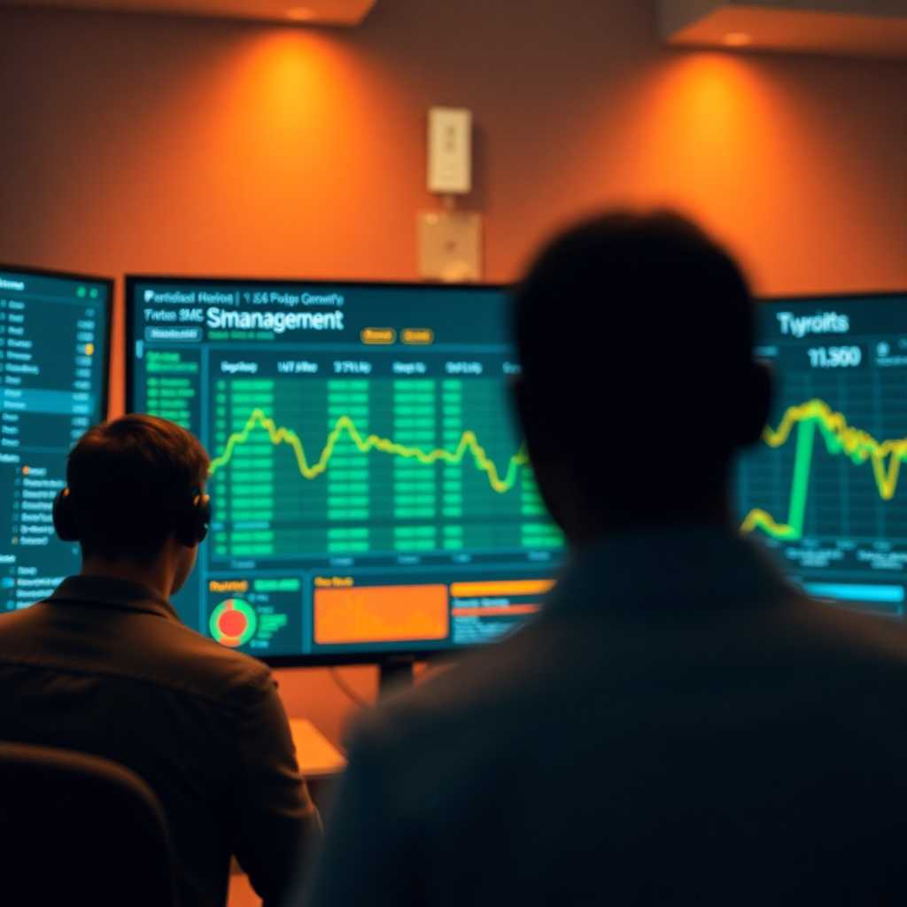 A dashboard showing SMS management and routing