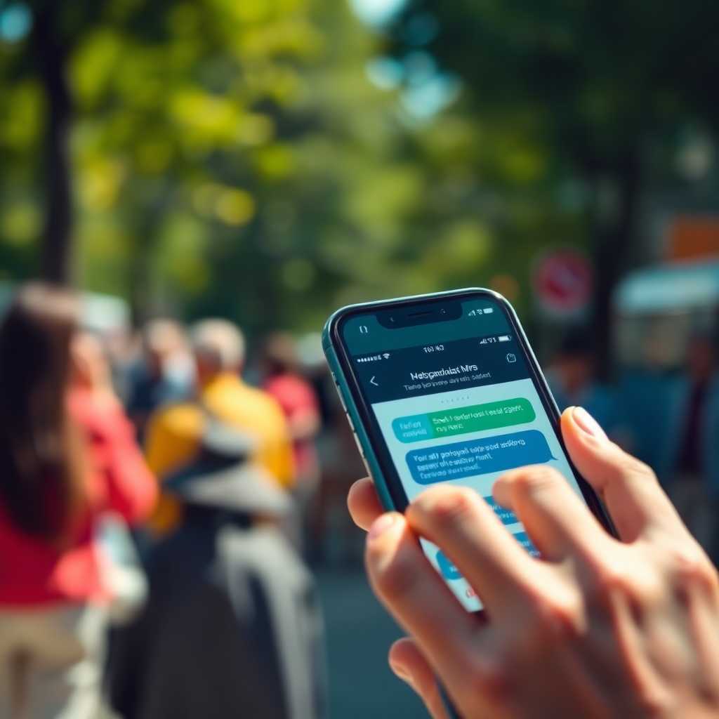 An SMS screen showing TextSupport Sales PRO in action.