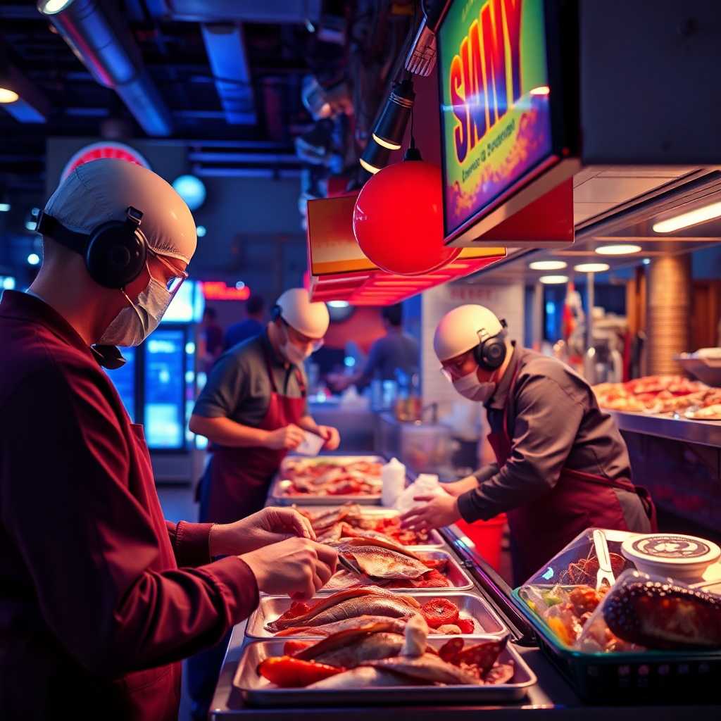 Technology changes the seafood service game