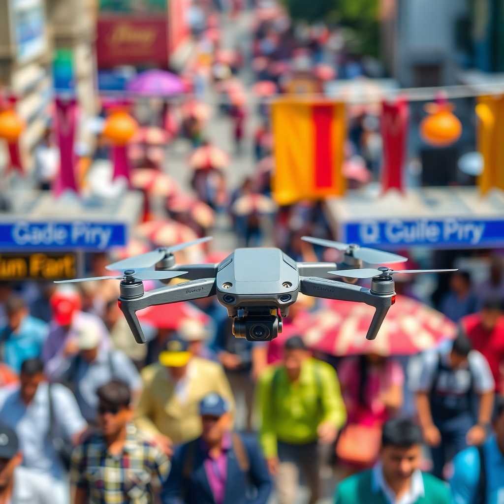 A busy drone photography schedule