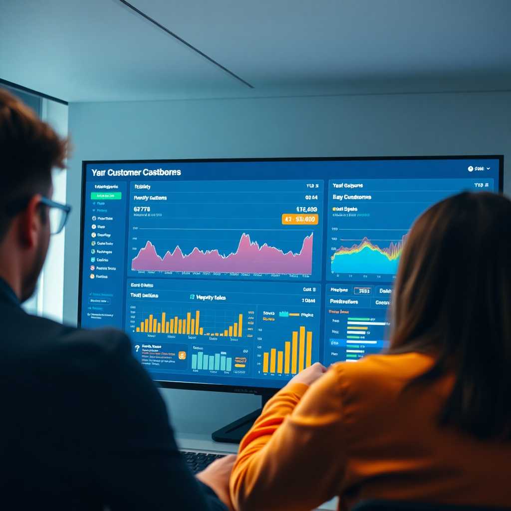 An intuitive dashboard displaying real-time customer interactions