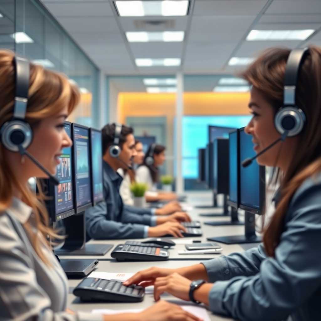 Efficient call center managing inquiries with integrations