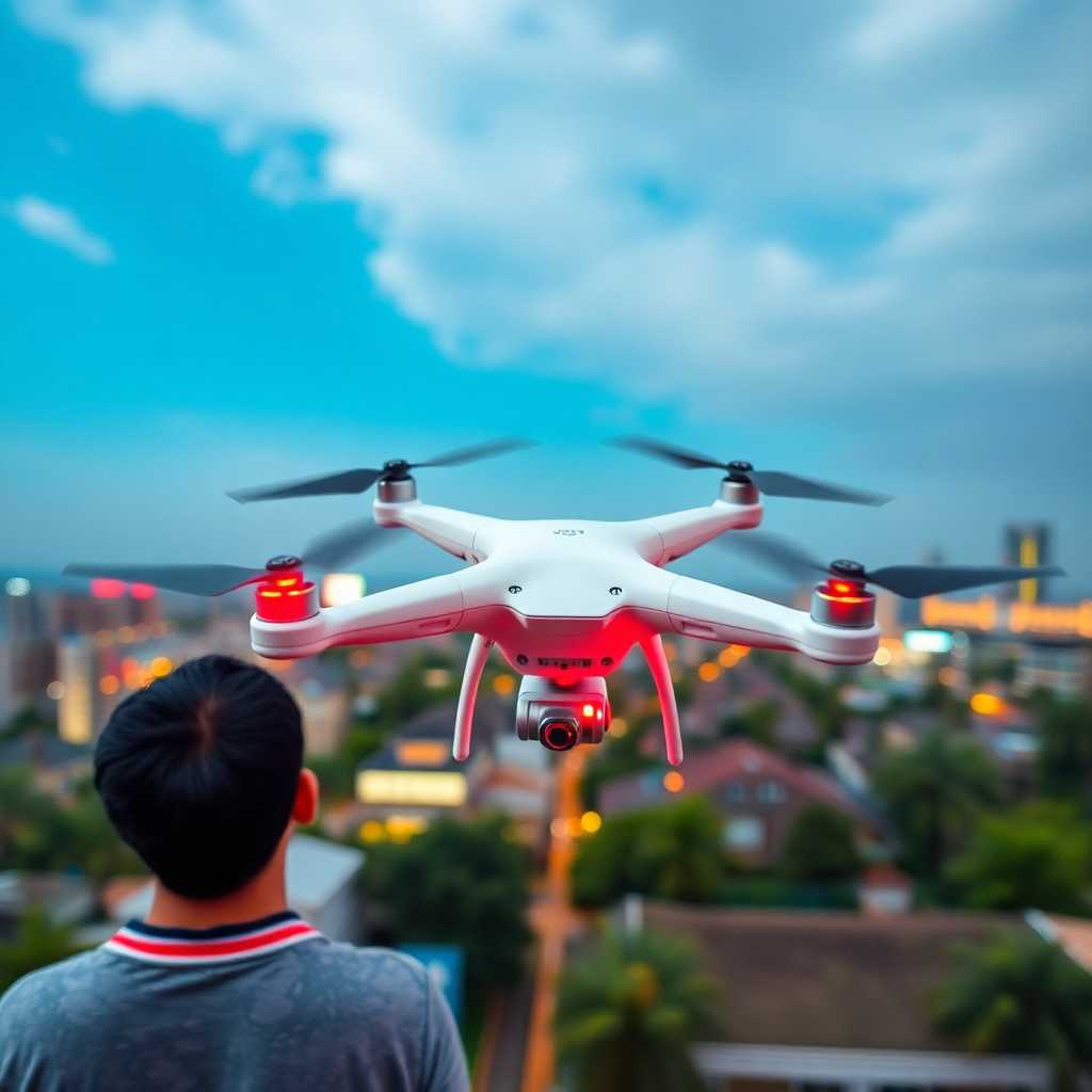 Drone photography in action showcasing peak user engagement