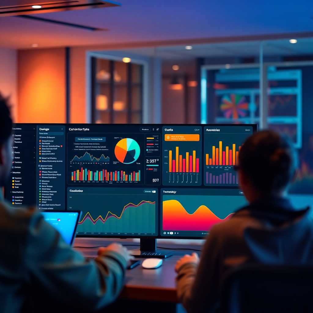 A streamlined dashboard showcasing integrated CRM and communication tools