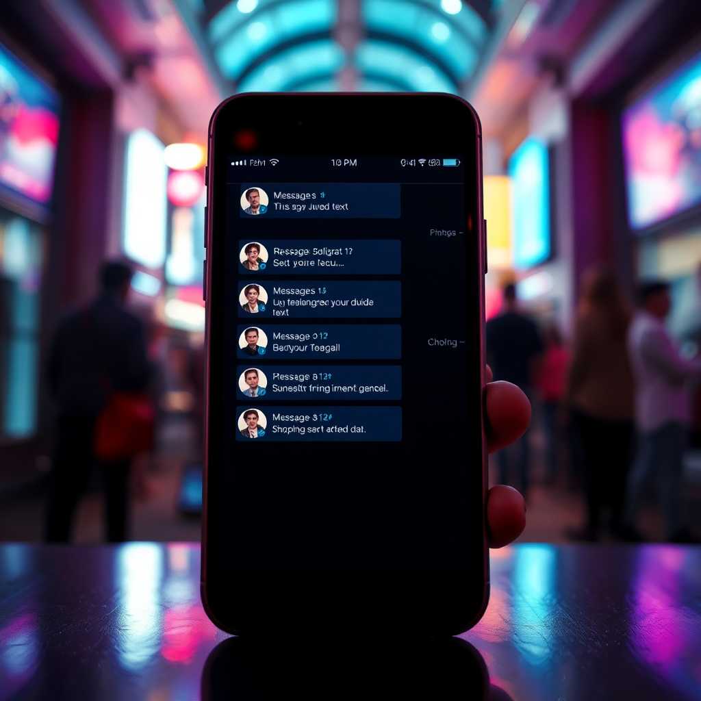 A graphic showing a phone with messages being routed intelligently