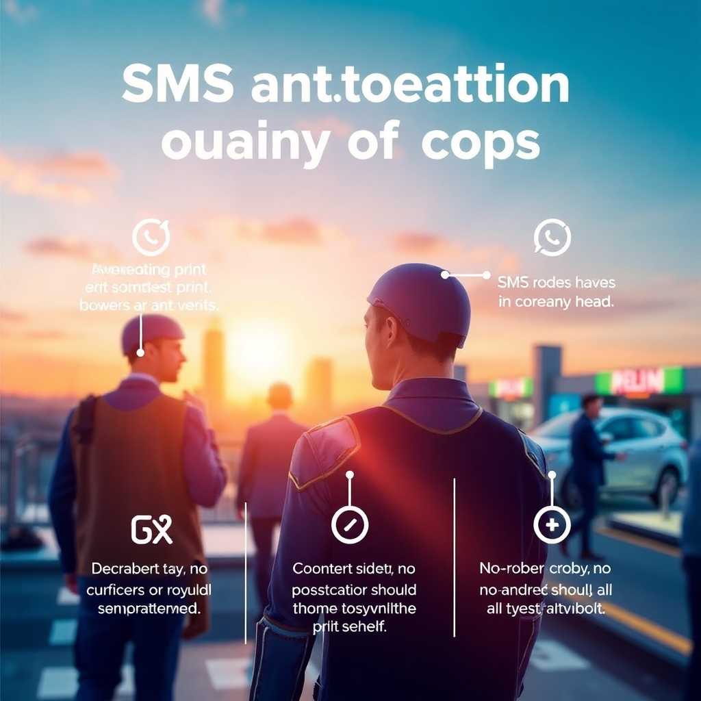 Infographic showing how SMS automation benefits custom print shops
