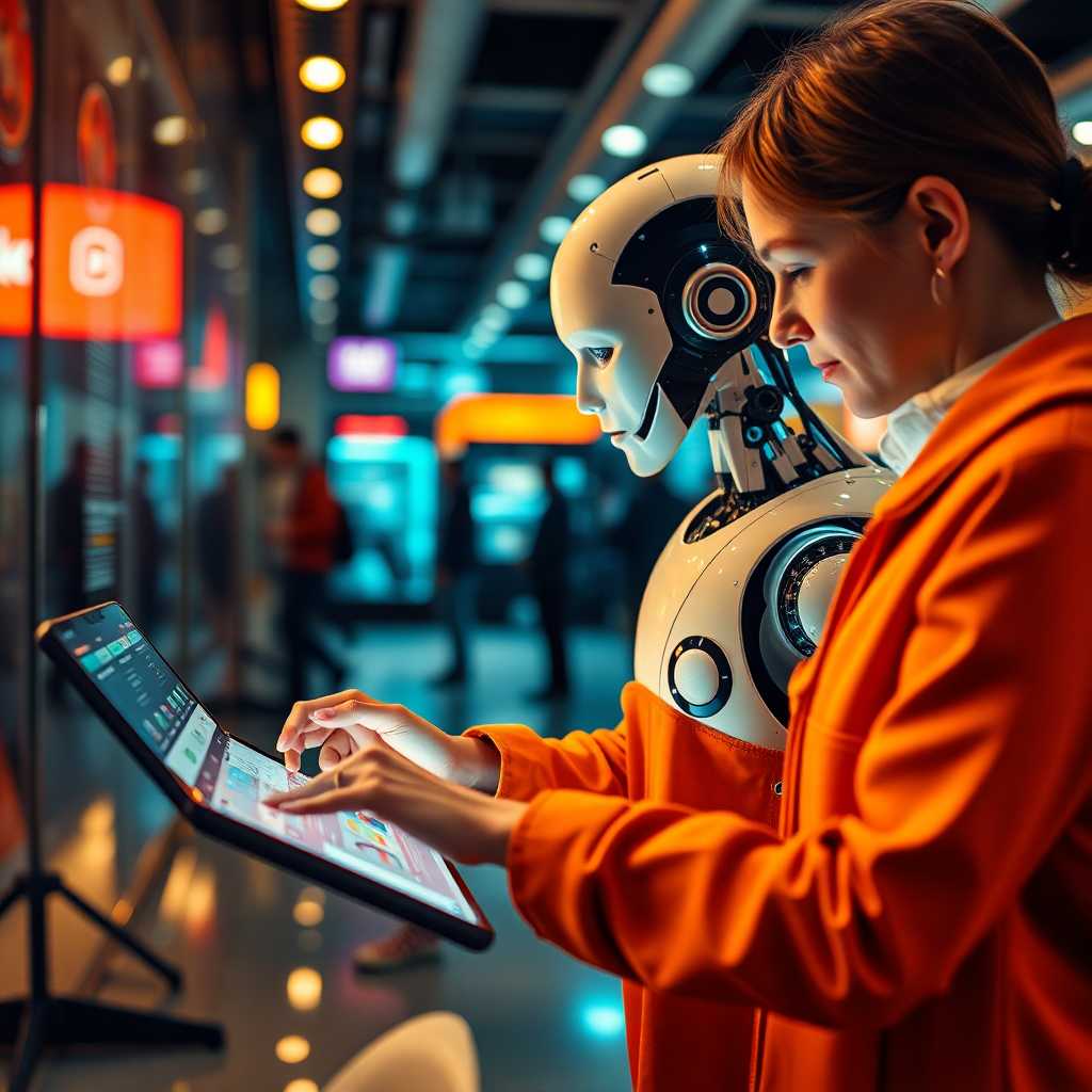 Advanced AI handling customer dialogues on a digital device