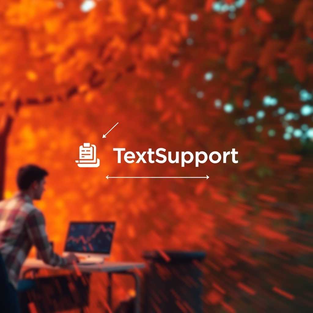 Illustrated diagram showing integration of TextSupport with CRM systems.