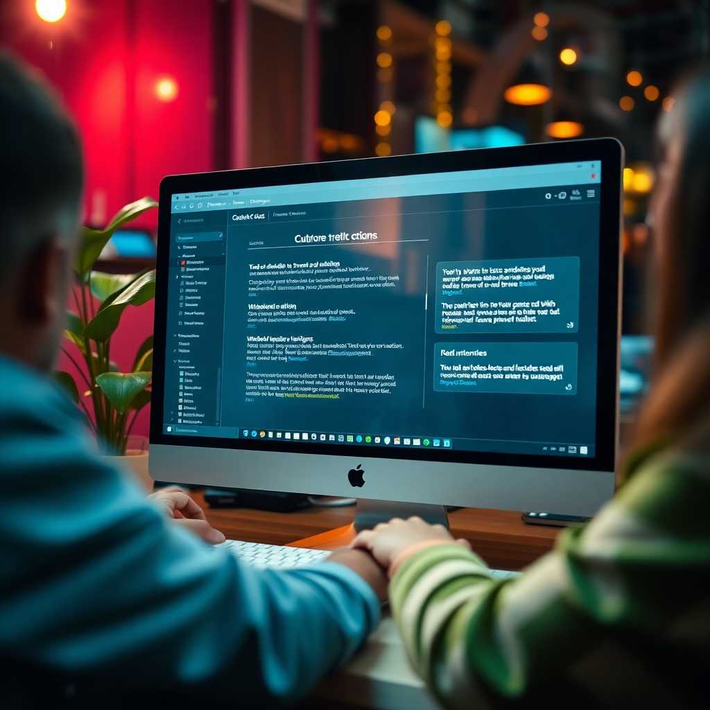 Desktop portal interface showing text interactions with customers