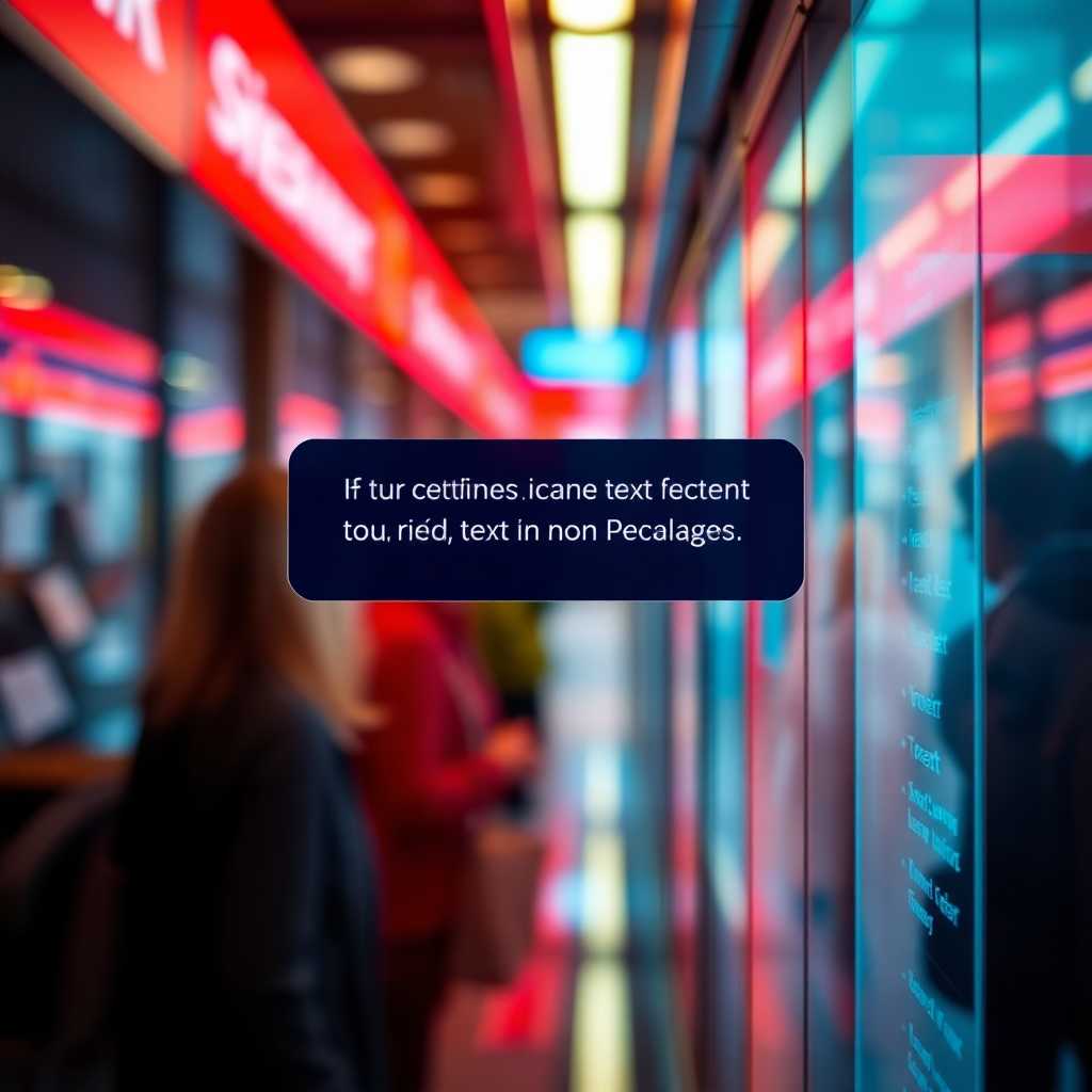 Smart interface showing automated text responses, illustrating efficiency in non-peak times.