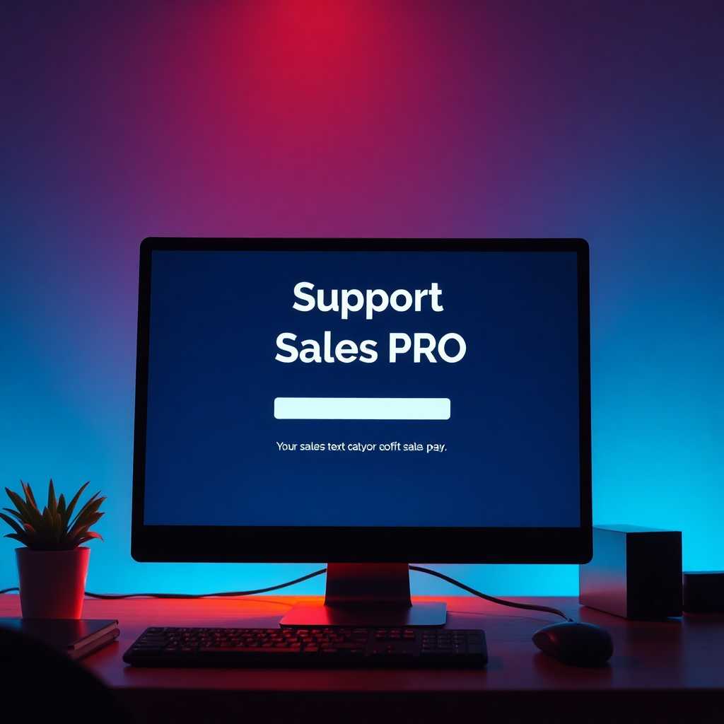 TextSupport Sales PRO setup screen on a computer, ready to launch.