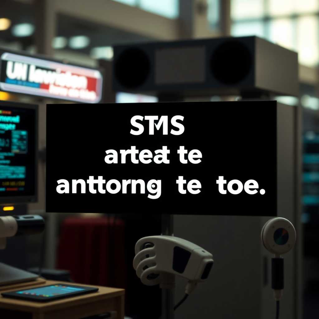 Sophisticated SMS automation setup visualization