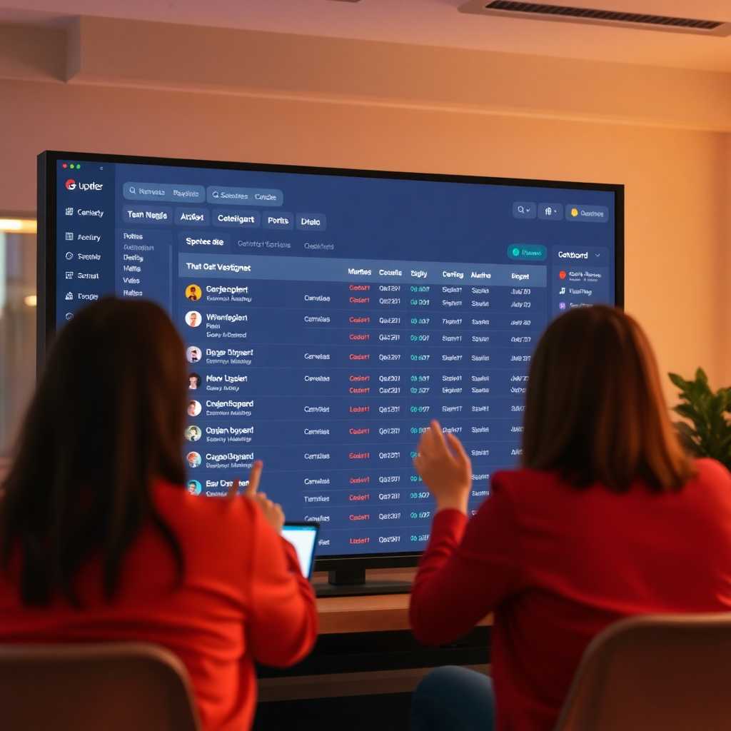 A clean, interactive dashboard displaying customer communication logs