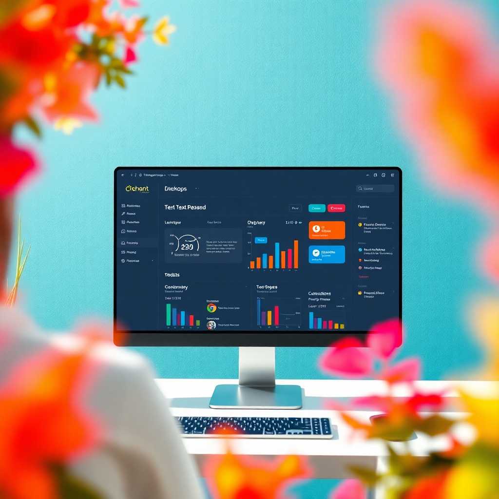 A simplified desktop portal showcasing the TextSupport dashboard