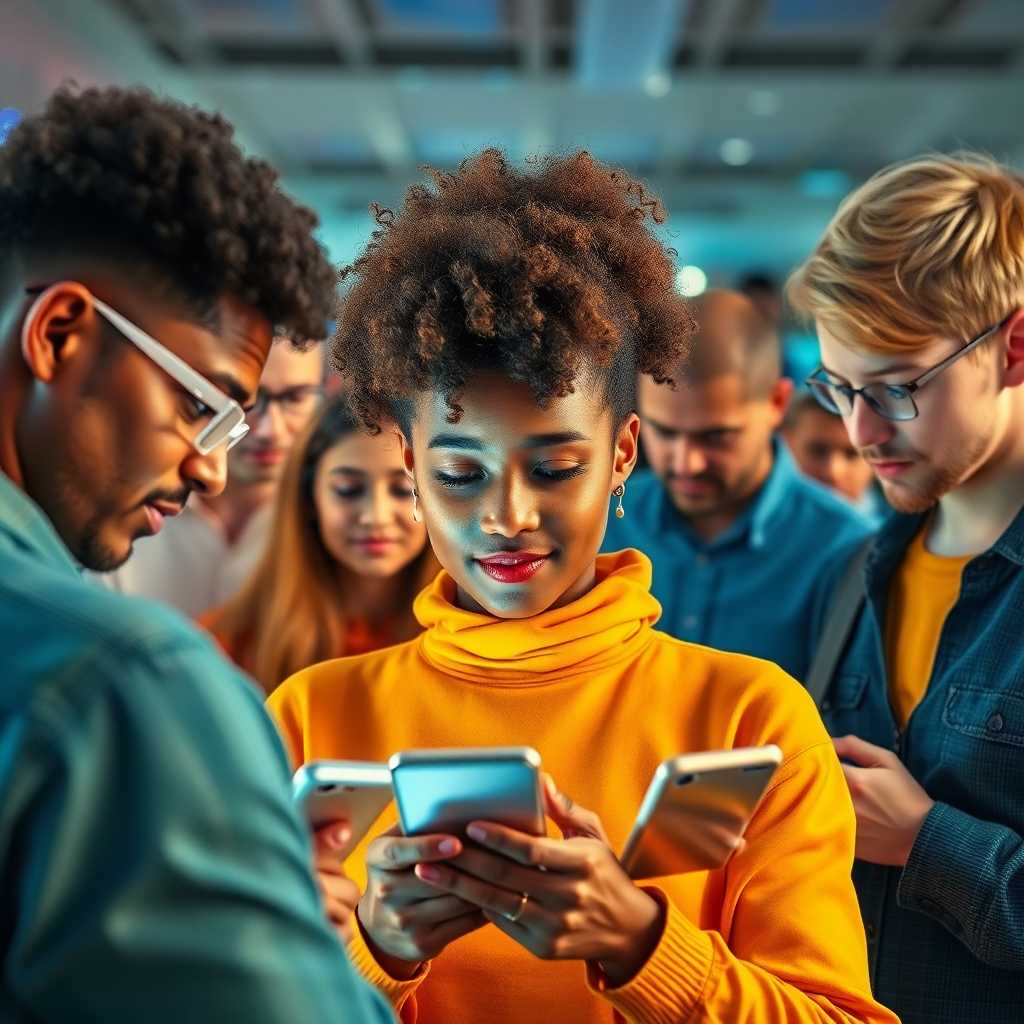Graphic of diverse smart device inquiries