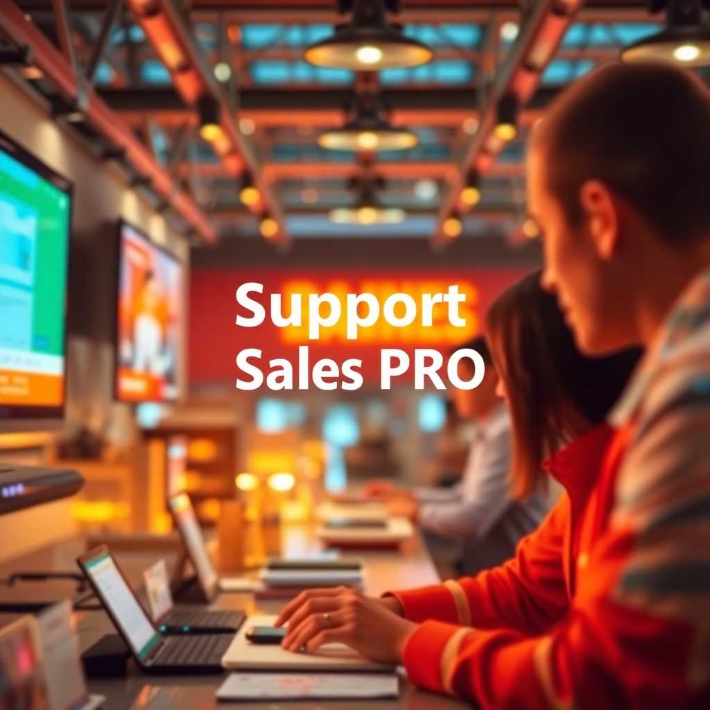 TextSupport Sales PRO interface with features highlighted