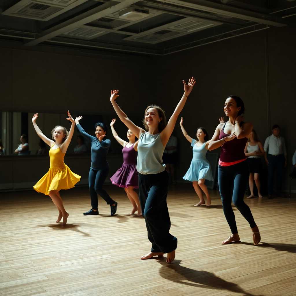 Successful dance class in session