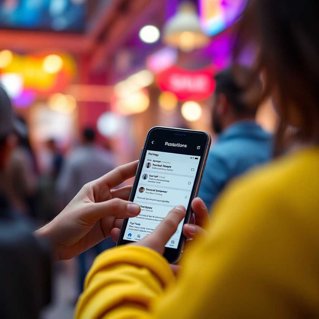 An intuitive phone interface with an influx of customer messages