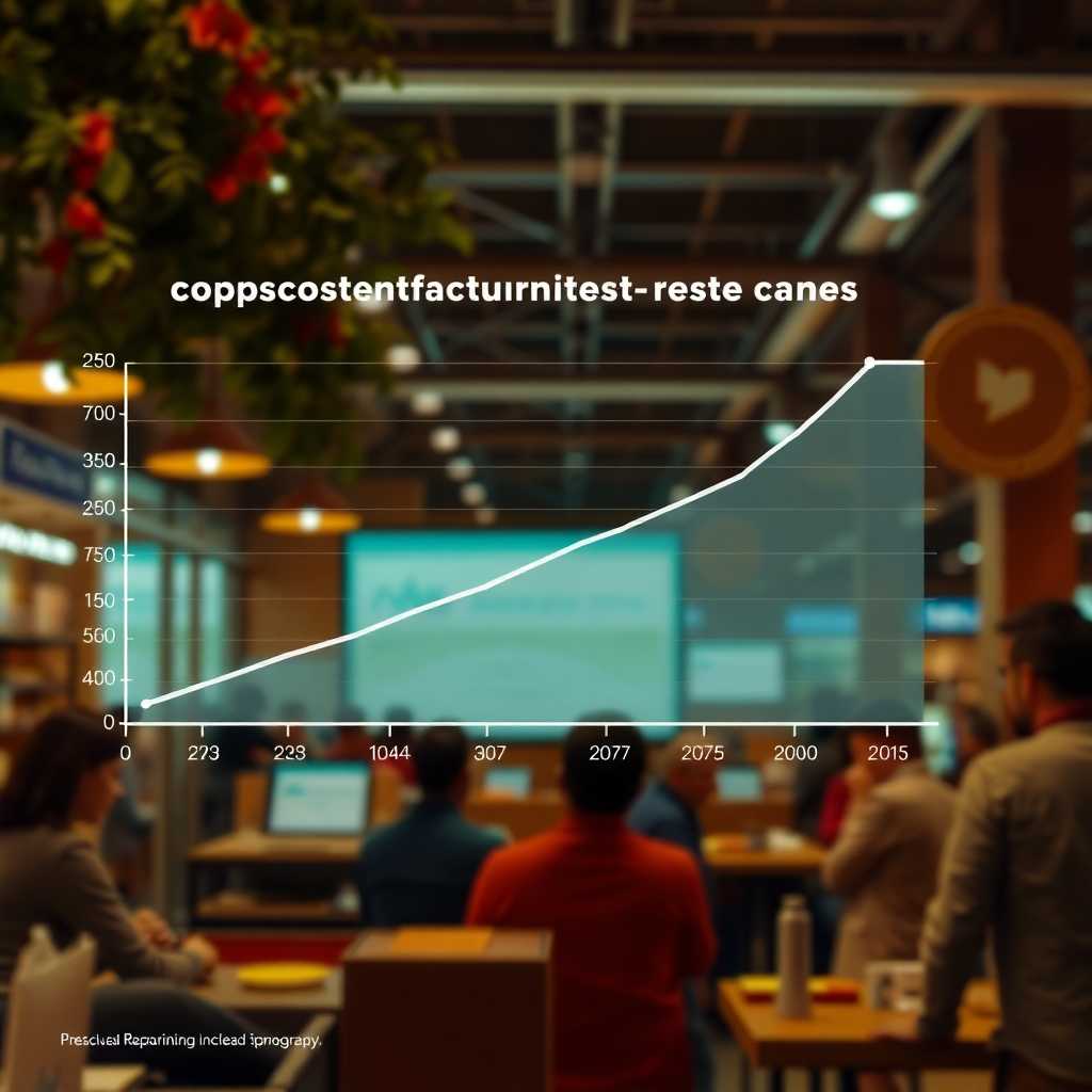 Graph showing customer return rates increasing post-implementation