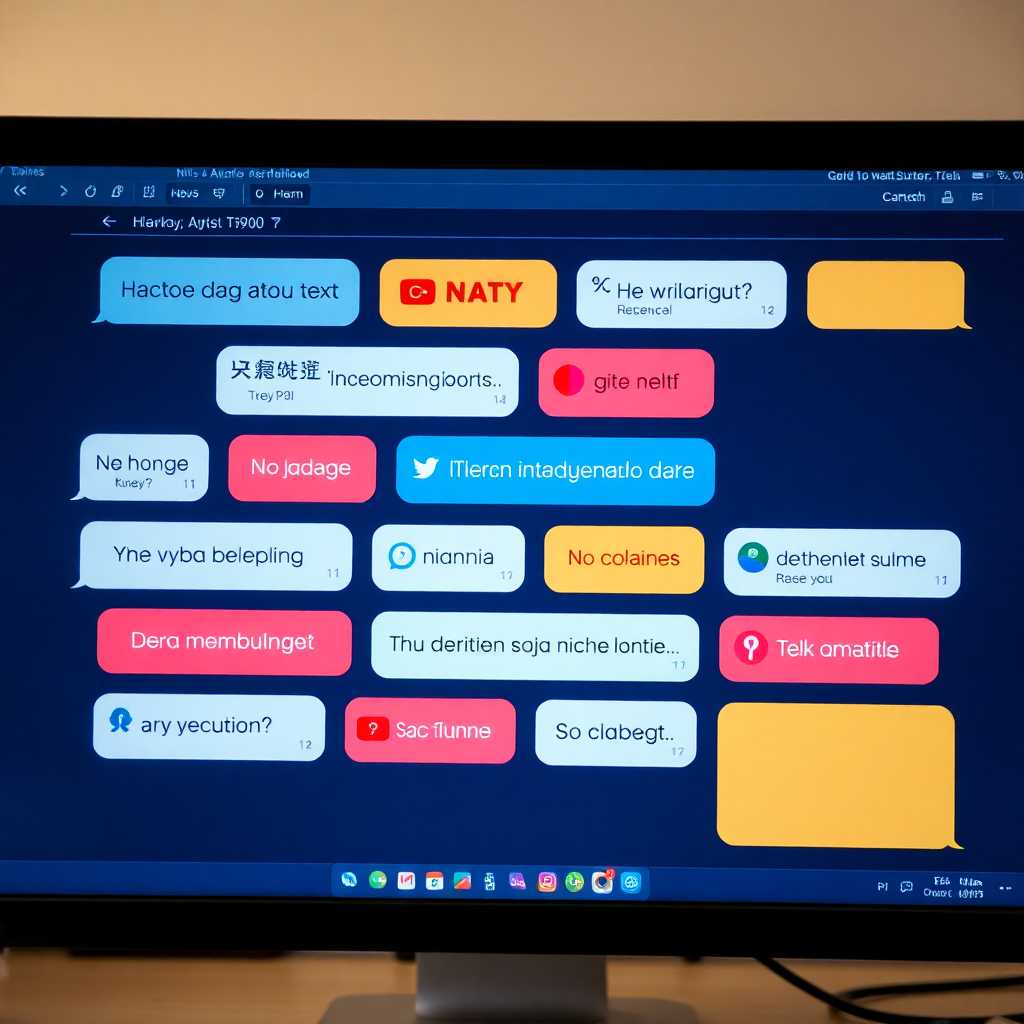 Different languages conversations shown on a computer screen with TextSupport