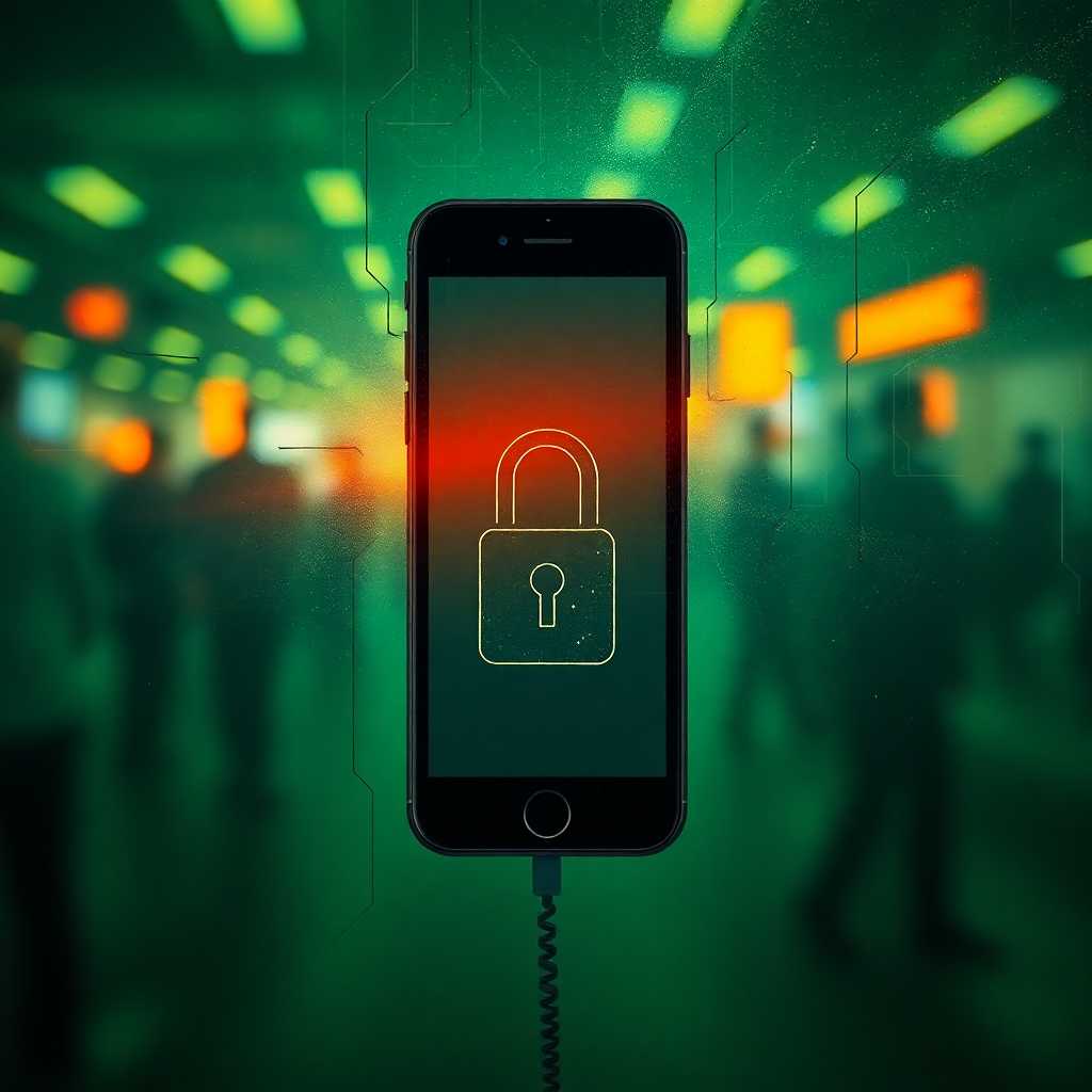 Locked Phone Image Conveying Security